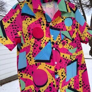 CLEARANCE! Colorful Geometric Men's Shirt